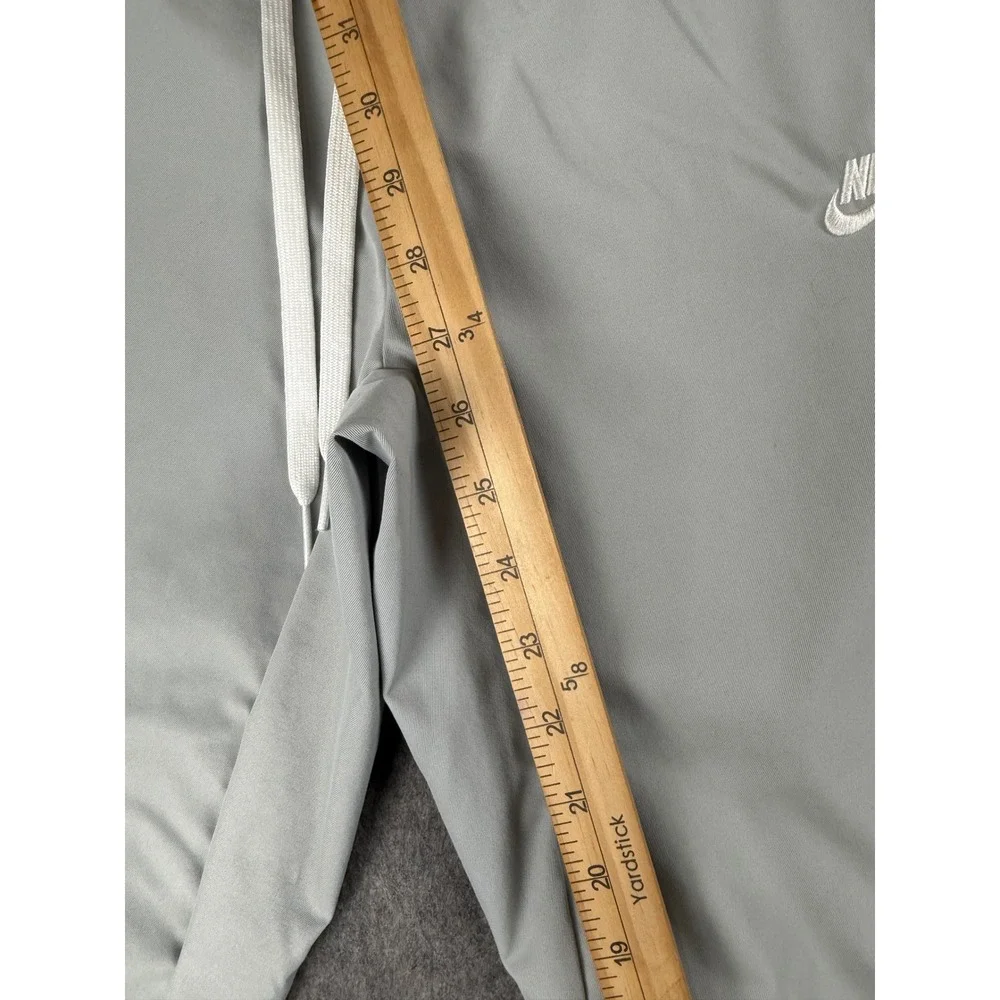 Nike Mens Sportswear Woven Tapered Pants Grey Elastic Waist Small BV3127-077